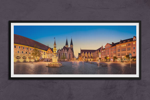 Poster / Kunstdruck | Panorama vom Altstadtmarkt in Braunschweig