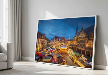 Wall Art | Christmas market in Bremen