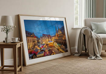 Wall Art | Christmas market in Bremen