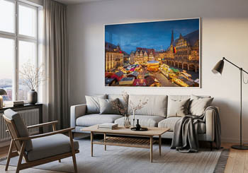 Wall Art | Christmas market in Bremen