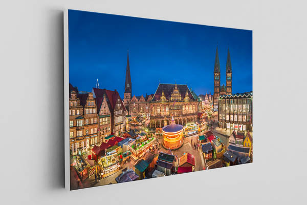 Canvas | Christmas market in Bremen