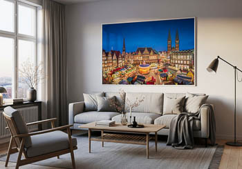 Wall Art | Christmas market in Bremen