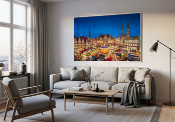 Wall Art | Christmas market in Bremen