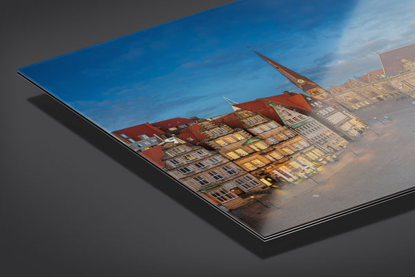 Acrylic Glass | Market square of Bremen at night