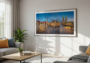 Wall Art | Market square of Bremen at night