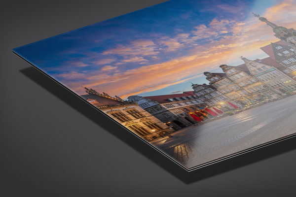 Acrylglas | Marktplatz und die Roland-Statue in Bremen