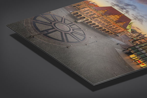 Metal Print | Market square of Bremen at sunset