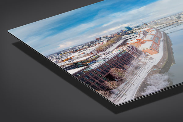 Acrylic Glass | Schlachte in Bremen on a winter day