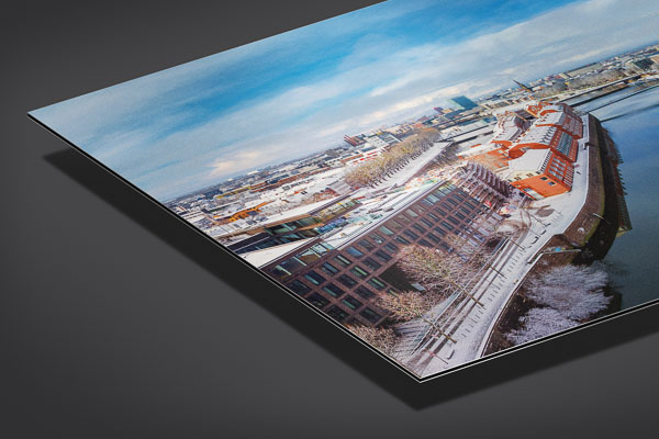 Metal Print | Schlachte in Bremen on a winter day