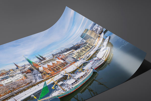 Fine Art Print | Schlachte in Bremen on a winter day