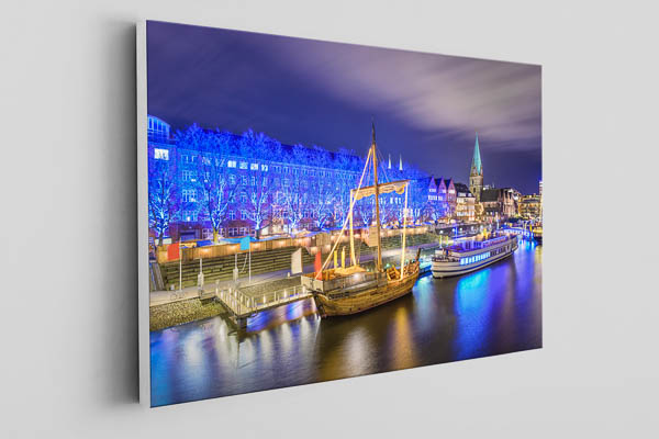 Canvas | Christmas illumination in Bremen