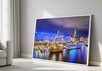 Wall Art | Christmas illumination in Bremen