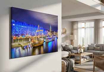 Wandbild | Weihnachtsbeleuchtung in Bremen