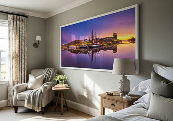 Wall Art | Panorama of Schlachte in Bremen