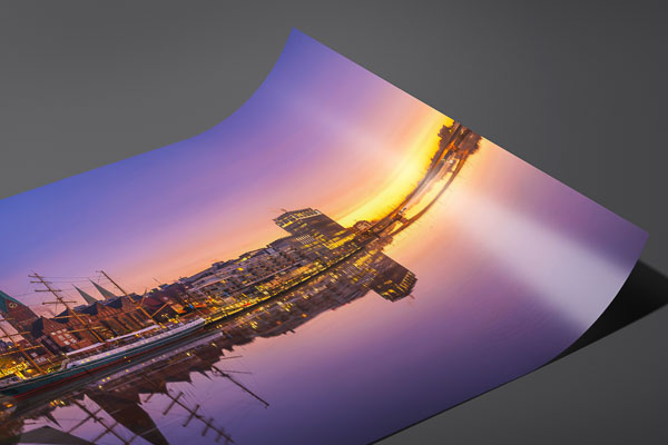 Kunstdruck / Poster | Panorama von Schlachte in Bremen
