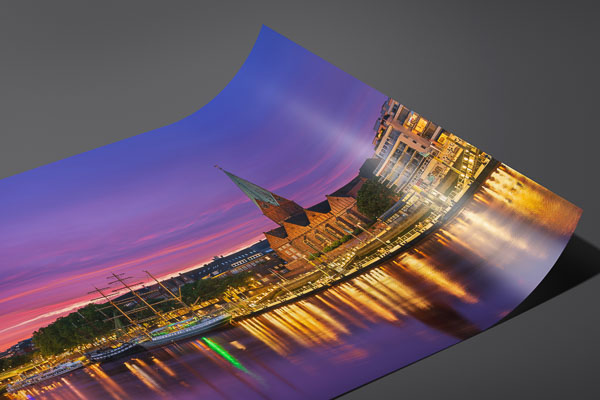 Fine Art Print | Schlachte in Bremen at sunset