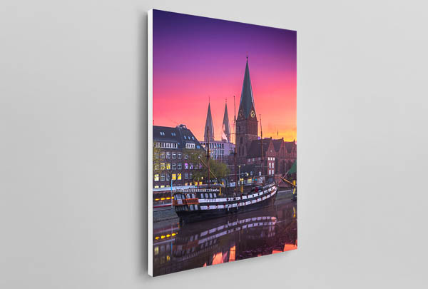 Leinwand | Sonnenaufgang an der Schlachte in Bremen