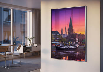 Wandbild | Sonnenaufgang an der Schlachte in Bremen