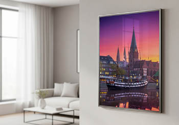 Wandbild | Sonnenaufgang an der Schlachte in Bremen