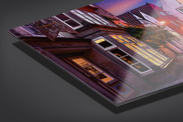 Acrylic Glass | Schnoor in Bremen at night