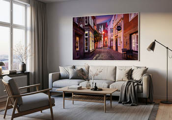 Wall Art | Schnoor in Bremen at night