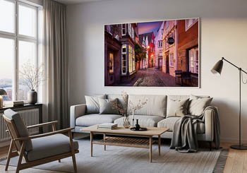 Wall Art | Schnoor in Bremen at night