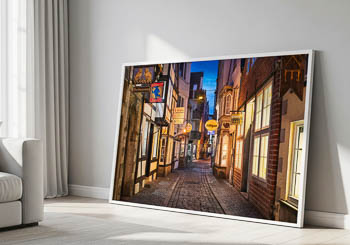 Wandbild | Schnoor in Bremen bei Nacht