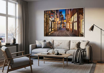 Wall Art | Schnoor in Bremen at night