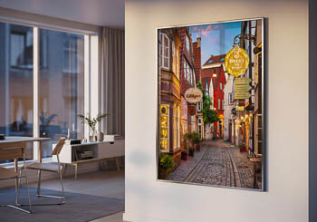 Wall Art | Schnoor in Bremen at night