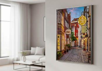 Wall Art | Schnoor in Bremen at night