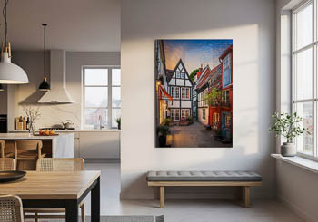Wall Art | Sunrise in Schnoor, Bremen