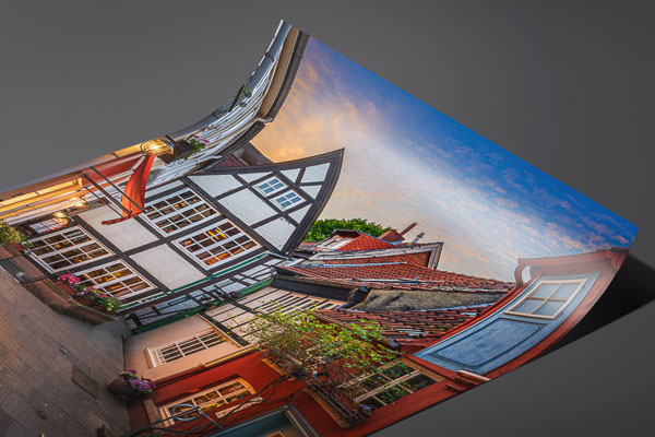 Fine Art Print | Sunrise in Schnoor, Bremen