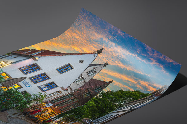 Fine Art Print | Sunrise in Schnoor, Bremen