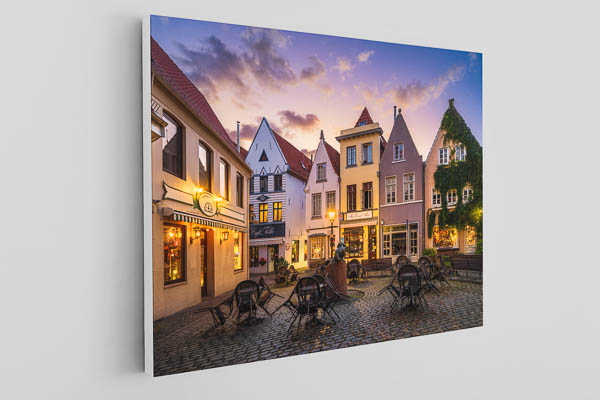 Canvas | Sunrise in Schnoor, Bremen