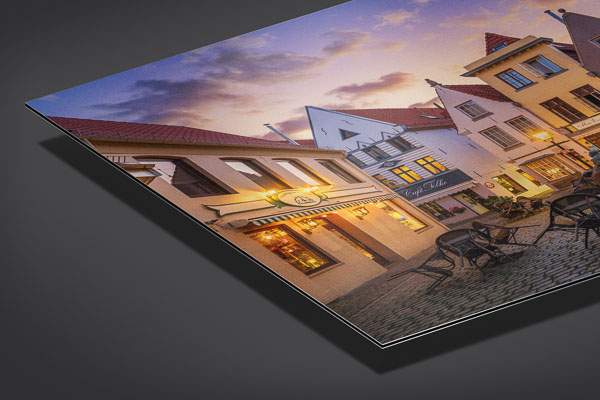 Metal Print | Sunrise in Schnoor, Bremen
