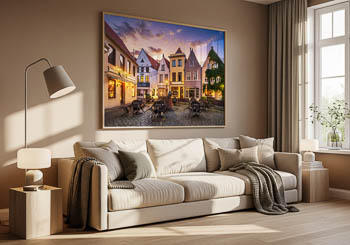 Wall Art | Sunrise in Schnoor, Bremen