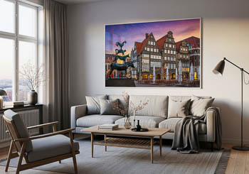 Wall Art | Town Musicians statue in Bremen