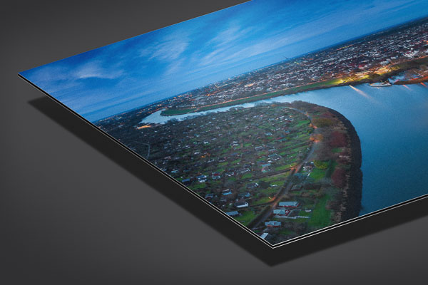 Metal Print | Weserstadion at night in Bremen