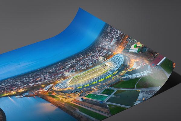 Fine Art Print | Weserstadion at night in Bremen