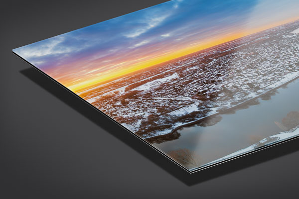 Acrylglas | Weserstadion in Bremen bei einem Wintersonnenuntergang