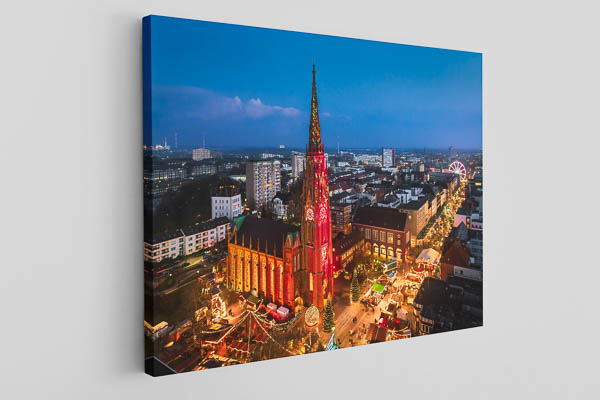 Canvas | Christmas market in Bremerhaven