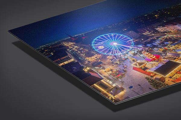 Metal Print | Christmas market in Bremerhaven