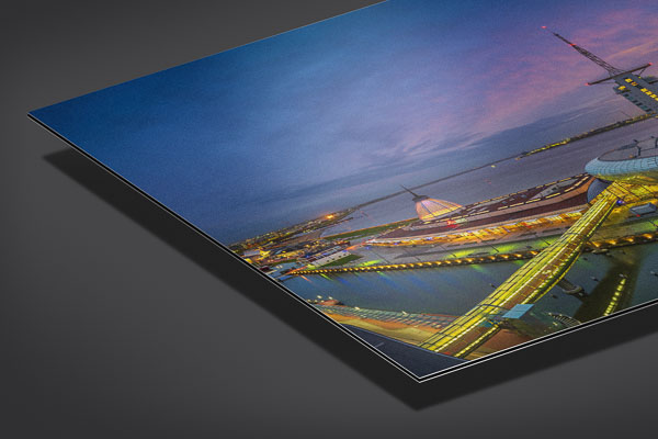Metal Print | Panoramic view of Klimahaus in Bremerhaven