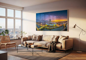 Wandbild | Panorama vom Klimahaus in Bremerhaven