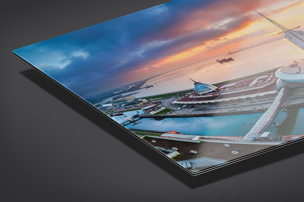 Acrylic Glass | Panoramic view of the New Harbour in Bremerhaven