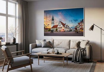 Wall Art | Market square of Celle