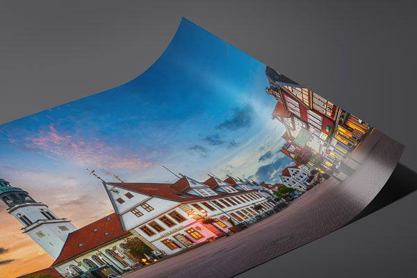 Kunstdruck / Poster | Marktplatz von Celle