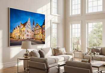 Wandbild | Altstadt von Celle bei Nacht