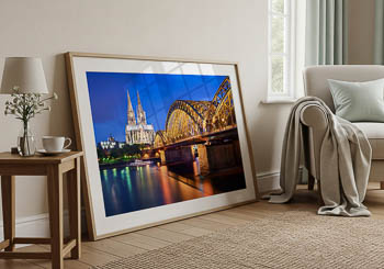 Wall Art | Cologne Cathedral at night