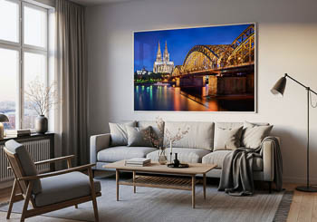 Wall Art | Cologne Cathedral at night